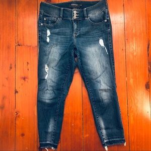 Torrid Distressed Cropped Premium Jegging